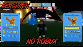 Speed Of Legends ⚡ - Pet Glitch (No Robux and No Script ) - Not Easy