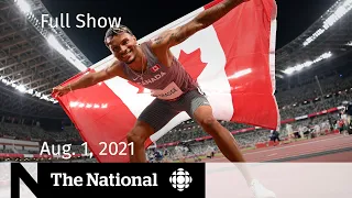 CBC News: The National | Emancipation Day, Canadian athletes set Olympic milestones