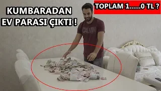 KUMBARAMDAN ÇIKAN PARALAR İLE EV ALDIM ! ( KUMBARA AÇMA )