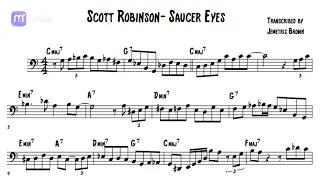 Scott Robinson Shredding on Bass Sax🔥 w/ Emmet Cohen (Saucer Eyes)- Transcribed by Jemetris Brown