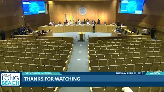 Long Beach City Council Meeting - 4/12/22