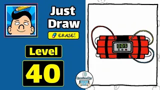 Just Draw Erase Level 40 Walkthrough