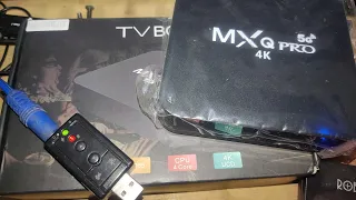 TV BOX MXQ Pro Mengeluarkan Suarah Ke Speaker Aktif Buat Karaoke