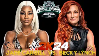 WWE 2K24-Jade Cargill vs. Becky Lynch: Clash of the Titans | PS5™[4K60]