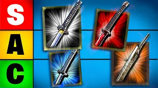 Ranking every KATANA in Elden Ring in a Tier List !