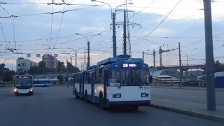 Троллейбус 26 - ЗиУ-гармошка №1104