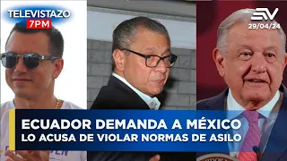 Ecuador contrademanda a México ante la Corte de Justicia Internacional | Televistazo #ENVIVO🔴