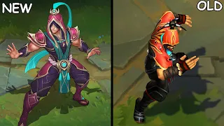 LEE SIN REWORK New vs Old Abilities | Texture Comparison (League of Legends)