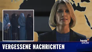 Was 2021 zu kurz kam: Die vergessenen Nachrichten, Teil 2 | heute-show