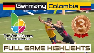 Germany vs Colombia | 2022 World Games 3rd Place | FULL GAME HIGHLIGHTS