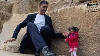 World's Tallest Man with World's Shortest Woman - Sultan Kosen and Jyoti Amge