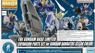 Gundam Base Limited - MG 1/100 - Expansion Parts Set for Gundam Barbatos Clear Color