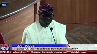 Sanwo-Olu presents N1.155 trillion budget proposal for 2021 | TV360 Nigeria