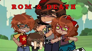 [BLOOD] Rom & Death || Afton Kids (+ Evan & Abby) || FNaF || MY AU