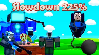 Slowdown 225% Only Slowing units Roblox Toilet Tower Defense