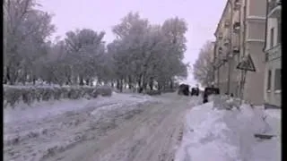 Архангельск зимой 1995 года