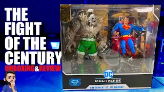 McFarlane Toys Doomsday vs Superman - The Fight of the Century!