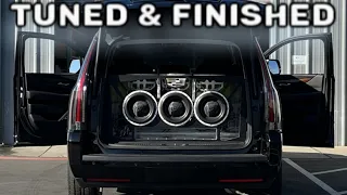 Super Clean 12,000 Watt Sound System Install Tuned and Completed - Cadillac Escalade