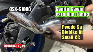 Ganito Gawin Para BUO ang Tunog Sa Motor | 61mm With Resonator | Suzuki GSX-S1000