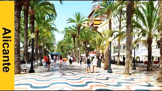 Alicante ist eine der schönsten Städte in Spanien in 4K/60