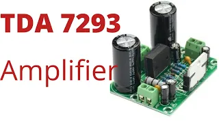 TDA 7293 amplifier 100×3