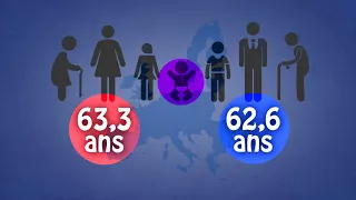 Animation avenue de l’Europe, France 3, sur la durée de vie en Europe