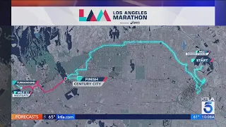 Preparations for Sunday's L.A. Marathon well underway
