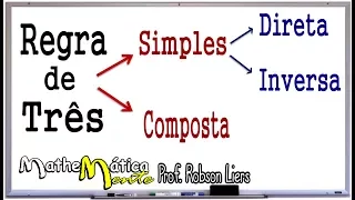 REGRA DE TRÊS SIMPLES E COMPOSTA - Prof.  Robson Liers - Mathematicamente