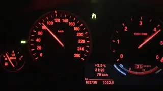 BMW X3 20dX F25 Acceleration 0 - 100 Stage 1