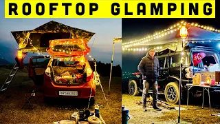 Vlog 247 | ROOFTOP CAMPING KE MAZE IN PRASHAR LAKE. Glamping 🏕️