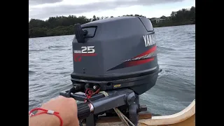 25hp Yamaha two stroke outboard