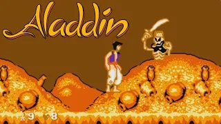 Aladdin (NES Famicom Dendy 8bit) - 1995 JY Company - Самый популярный Аладдин на Денди - Прохождение
