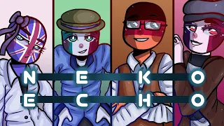 Neko Echo Meme | UK, Germany, Italy, France | Countryhumans