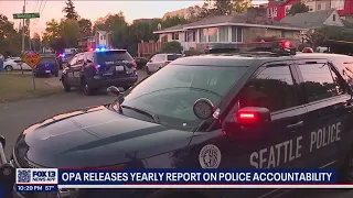 Office of Police Accountibility releases yearly SPD report | FOX 13 Seattle