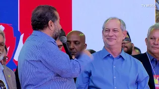 PDT lança candidatura de Ciro Gomes a presidente