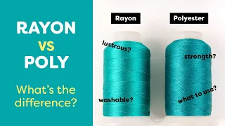 Rayon vs Polyester Threads: What Are The Differences?