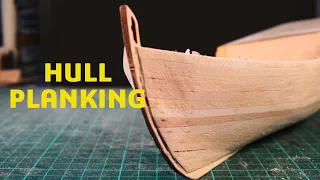 Amati Nina 1/65 Hull planking (part 1)