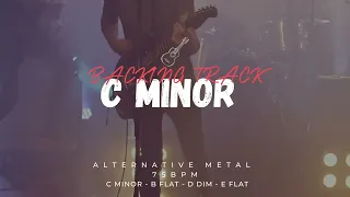 C Minor Alternative Metal Guitar Backing Track | 75 bpm | Deftones style Breakdowns | Jam Track