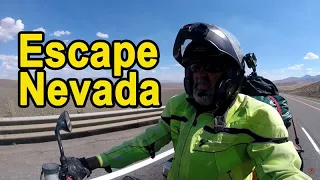 Escape Nevada | Low Budget Motorcycle Camping Adventure