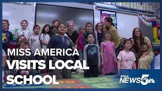 Miss America makes a special visit to Jackson Elementary School