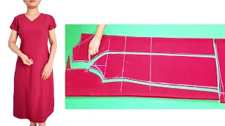 ✅️Cut and sew beautiful simple dresses | For beginners.⚘️👌