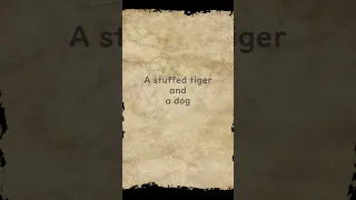 A stuffed tiger and a dog - Huhito Fables Vol 21 #Shorts