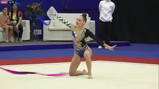 Amanda Bosch (MEX) Ribbon Q Campeonato Panamericano de Gimnasia Ritmica Guadalajara 2023