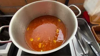 Корейский суп Тендян Тиге (пуктяй)
