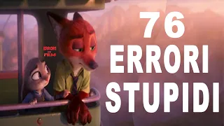 LOGICA NEI CARTONI ANIMATI? "Zootropolis" 76 ERRORI 😳😳