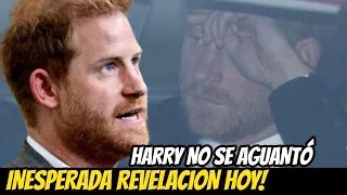 EL PRÍNCIPE HARRY Hace INESPERADA REVELACIÓN Sobre su VIDA, Tras DEJAR La REALEZA HOY !