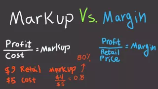 Markup Vs. Margin Explained For Beginners - Difference Between Margin and Markup