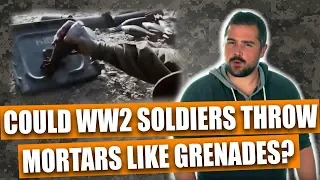 Could WW2 soldiers throw mortar rounds like grenades?