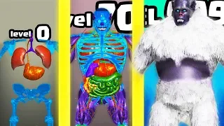 Idle Human - IS THIS THE STRONGEST YETI BODY CREATION? (9999+ Evolution Upgrade Level)