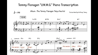 Tommy Flanagan "U.M.M.G." (Upper Manhattan Medical Group) Piano Transcription